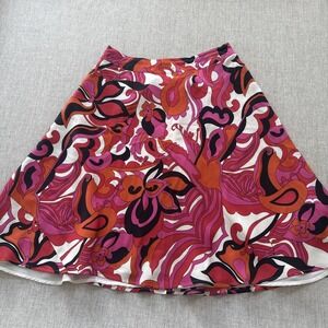 Vintage 100% Silk Skirt Women's 4 Lined A Line Fit & Flare Y2k 90s 60s 70s Retro